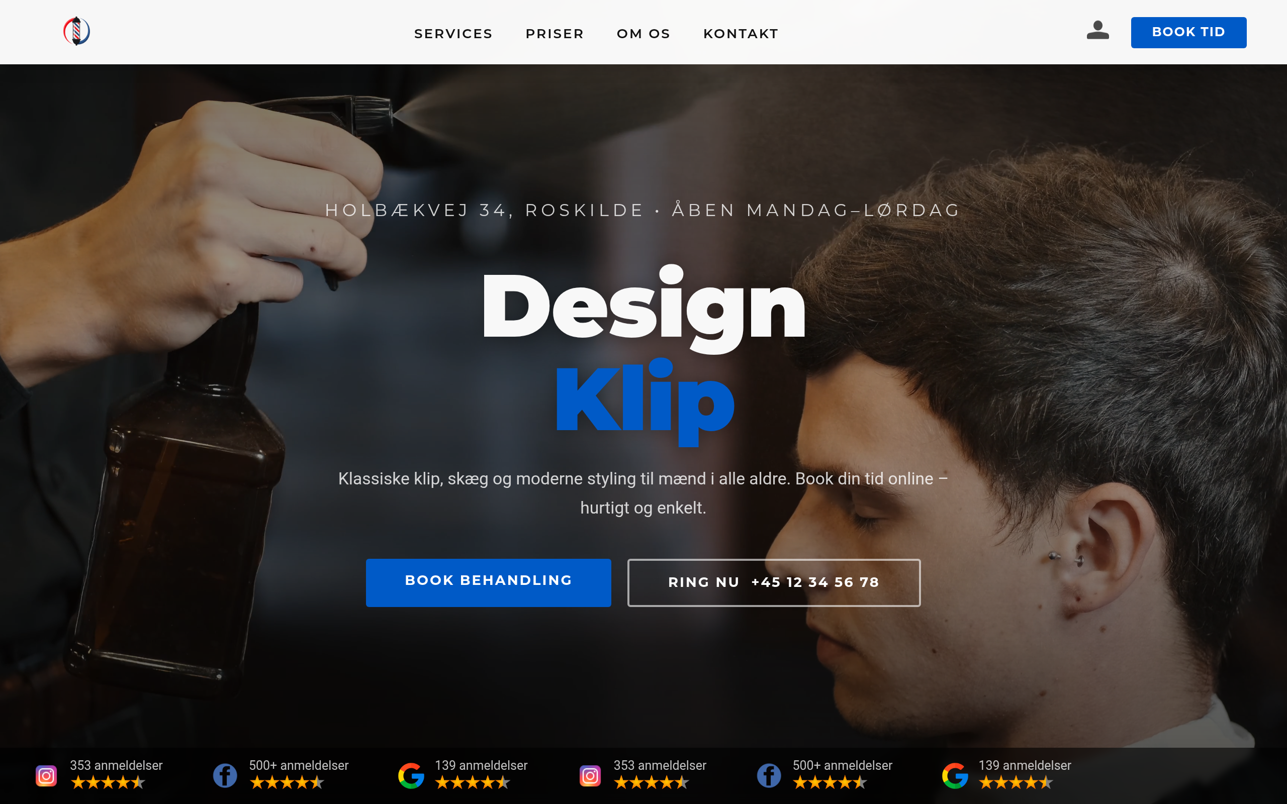 Design Klip hjemmeside